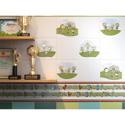 Kerama Marazzi Керамическая плитка Весёлые старты (Kerama Marazzi, Россия) 
