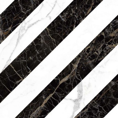 Marazzi Декор Allmarble Rif. Statuario - Altissimo - Saint Laurent Decoro Lux rett 58x58 MMRA