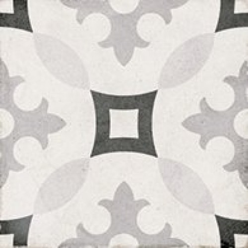 Equipe Декор Art Nouveau Karlsplatz Grey 20x20 24417