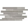 Kerama Marazzi Декор Ламелла мозаичный серый 25x50,2 SBM010\SG4584