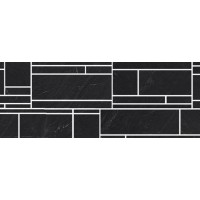 Декор Mystone Lavagna Muretto Nero 30x60