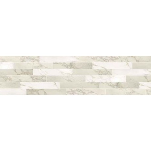 Impronta Керамогранит Marble Experience Calacatta Gold Listello Mix 20x120 