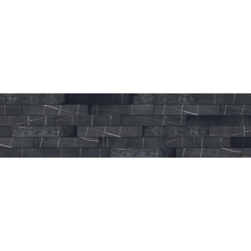 Impronta Керамогранит Marble Experience Sahara Noir Listello Mix 20x120 