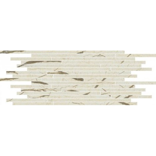 Italon Мозаика Charme Deluxe Floor Project Cream River Strip Lux 610110000642