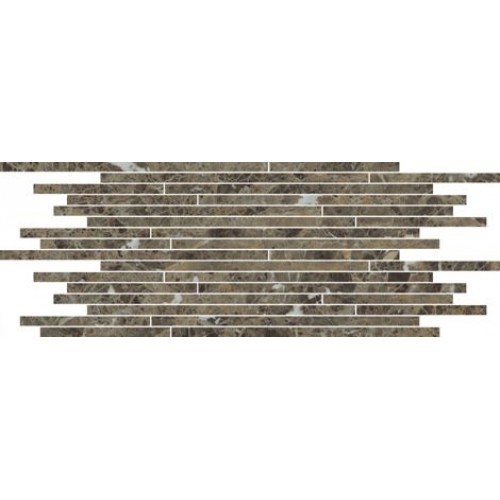 Italon Мозаика Charme Deluxe Floor Project Emperador Dark Strip Lux 610110000644