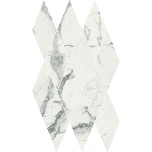Italon Мозаика Charme Deluxe Floor Project Invisible White Mosaico Diamond Lux 620110000113
