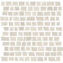 Мозаика Costruire Mosaico Random Metallo Bianco