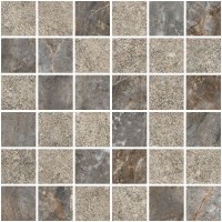 Мозаика Marble-Stone Тауп Матовый-Лаппато Ректификат 5х5