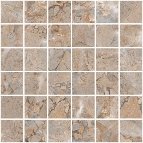 Vitra Мозаика Marble-X Дезерт РоузТерра Лаппато Ректификат 5х5 K9498818LPR1VTE0