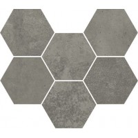 Мозаика Terraviva Dark Mosaico Hexagon