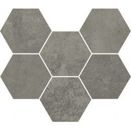 Мозаика Terraviva Dark Mosaico Hexagon