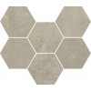 Italon Мозаика Terraviva Greige Mosaico Hexagon 620110000108