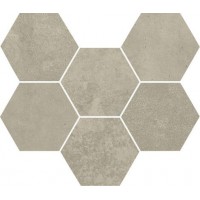 Мозаика Terraviva Greige Mosaico Hexagon