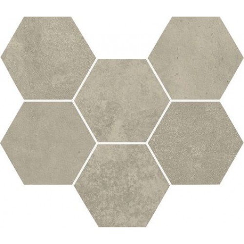 Italon Мозаика Terraviva Greige Mosaico Hexagon 620110000108