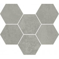 Мозаика Terraviva Grey Mosaico Hexagon