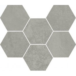 Мозаика Terraviva Grey Mosaico Hexagon