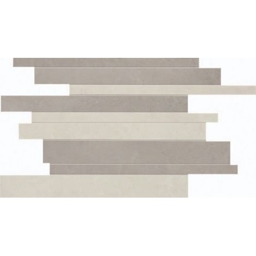 ABK Group Декор Docks Mosaico Brick White Silver 30x40 DKR51052