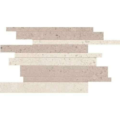 ABK Group Декор Downtown Mosaico Brick Ivory/Ash 30x40 DWL51051