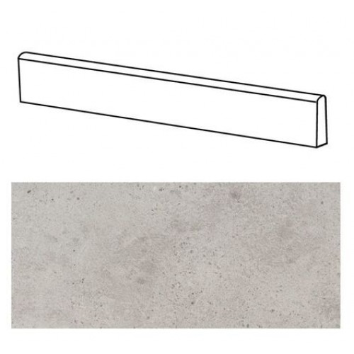 ABK Group Плинтус Battiscopa Downtown Ash rettificato 6,5x60 DWR01201