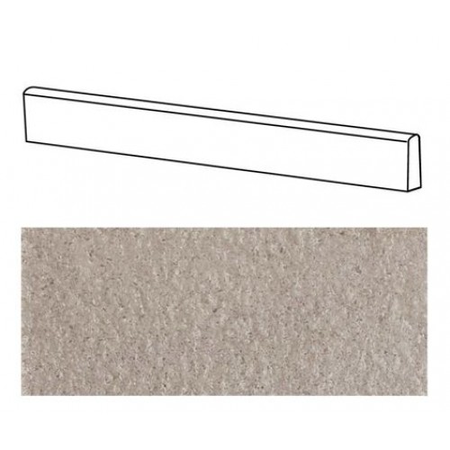 ABK Group Плинтус Battiscopa Downtown Earth rettificato 6,5x80 