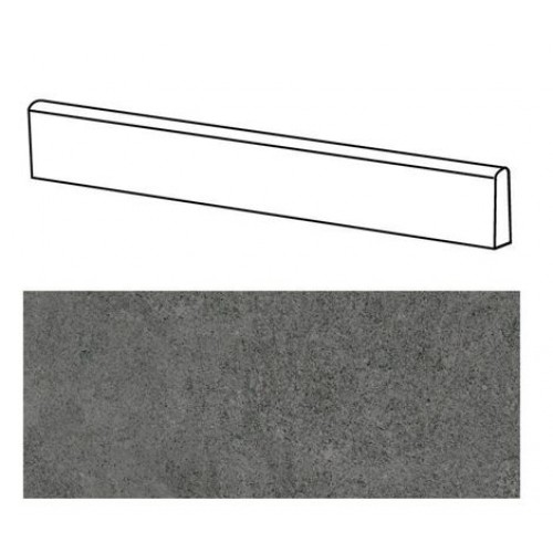 ABK Group Плинтус Battiscopa Downtown Graphit rettificato 6,5x60 DWR01251