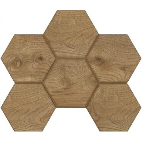 Ametis by Estima Мозаика Selection SI 04 Hexagon Неполированный 