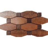 Мозаика Metal Copper Lappato Mosaico Blend