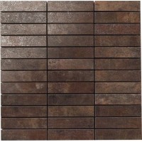 Мозаика Metal Titanium Lappato Mosaico 2,5х10