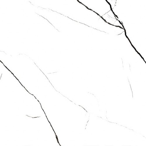 Asia Pacific Ceramic Керамогранит Nero Marquina White high gloss polished 60x60 