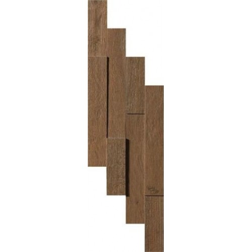Atlas Concorde Декор Axi Dark Oak Brick 3D 20x44 AMWF