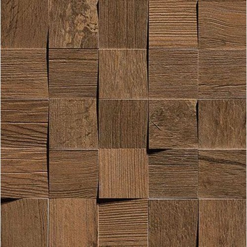 Atlas Concorde Декор Axi Dark Oak Mosaico 3D 35x35 AMV9