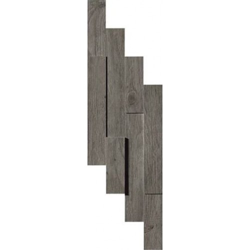 Atlas Concorde Декор Axi Grey Timber Brick 3D 20x44 AMWD