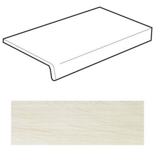Atlas Concorde Ступень Etic Rovere Bianco Scalino Angolare DX 22,5x22,5 ANAE