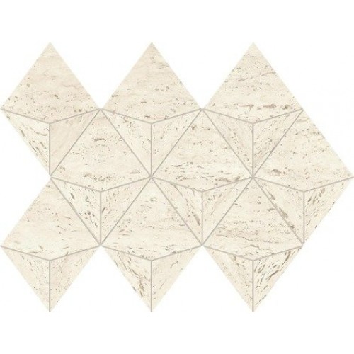 Atlas Concorde Мозаика Marvel Travertine White Mosaico Origami AF9J
