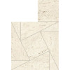 Atlas Concorde Мозаика Marvel Travertine White Mosaico Tessellation AF9G