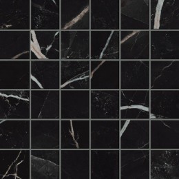Мозаика Empire Calacatta Black Lappato Mosaic