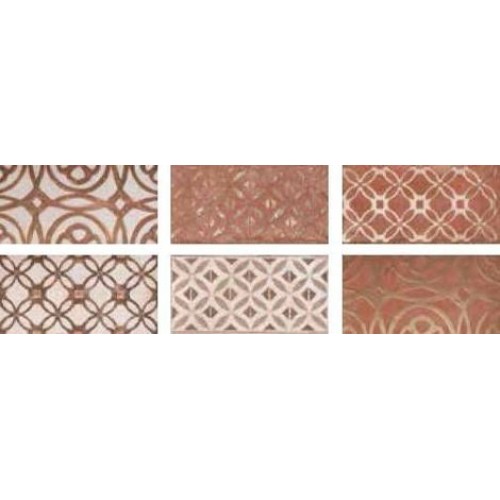 CIR Декор Riabita il Cotto Inserto New Glam Mix S/6 Warm 20x40 