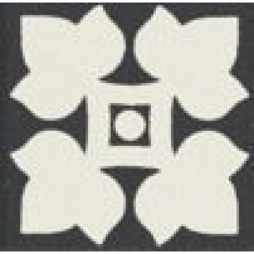 Ceramiche Grazia Декор Old England Tozzetto Black Dover 4x4 OETDB1