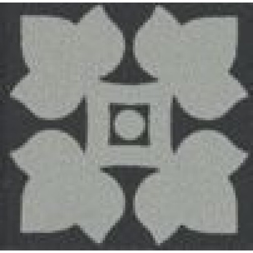 Ceramiche Grazia Декор Old England Tozzetto Black London 4x4 OETDB6