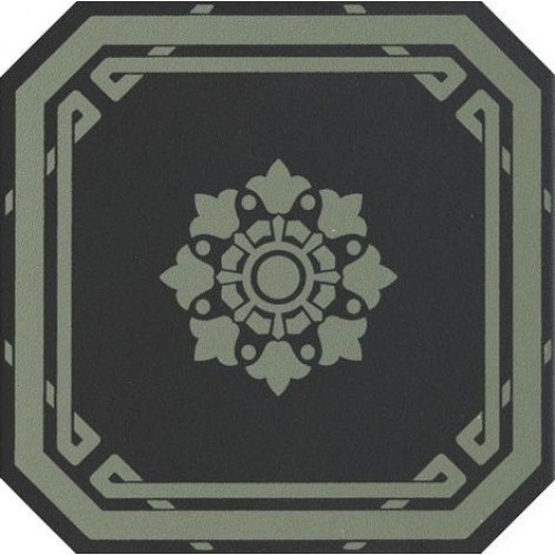 Ceramiche Grazia Керамогранит Old England Ottagono Black Bath 20x20 OEODB4