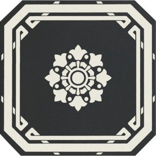 Ceramiche Grazia Керамогранит Old England Ottagono Black Dover 20x20 OEODB1