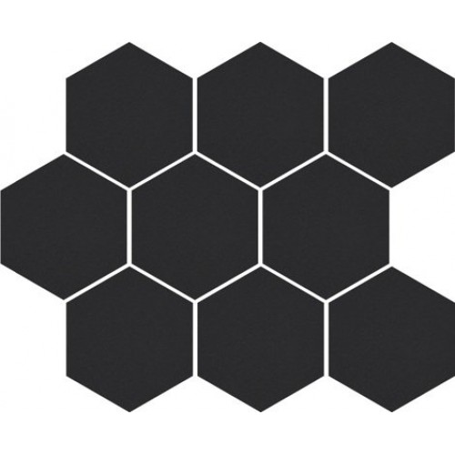 Cerrad Декор Cambia black lappato Heksagon 27,53x33,4 5902510806729