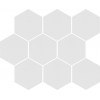 Cerrad Декор Cambia white lappato Heksagon 27,53x33,4 5902510806750