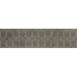 Керамогранит Softcement Graphite polished geo 29,7x119,7