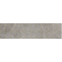 Керамогранит Softcement Silver polished geo 29,7x119,7