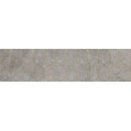 Керамогранит Softcement Silver polished geo 29,7x119,7