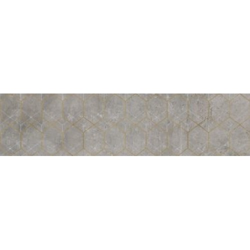Cerrad Керамогранит Softcement Silver polished geo 29,7x119,7 5903313317450