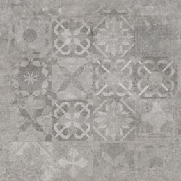 Керамогранит Softcement Silver polished patchwork 59,7x59,7