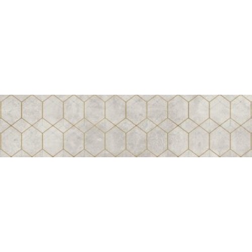 Cerrad Керамогранит Softcement White polished geo 29,7x119,7 5903313317412