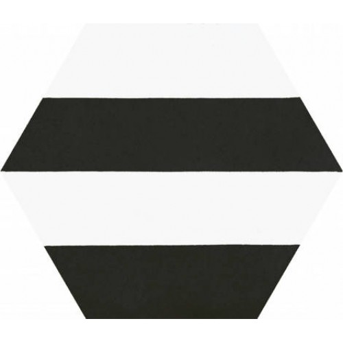 Codicer 95 Керамогранит Porto Hex 25 Capri Black 22x25 